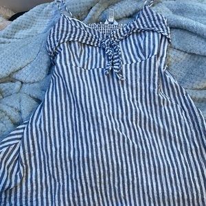 stripped sun dress